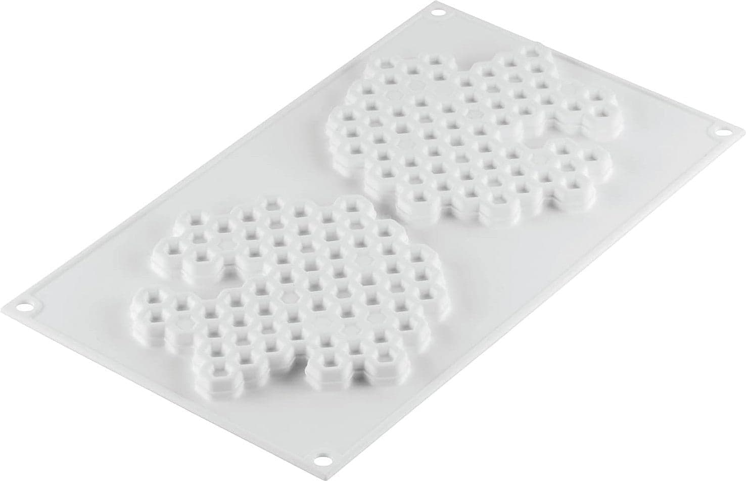 Silikomart – 5.5" Silicone Baking Mold Freezing Mould with 2 Honeycomb Cavities – MIEL 80