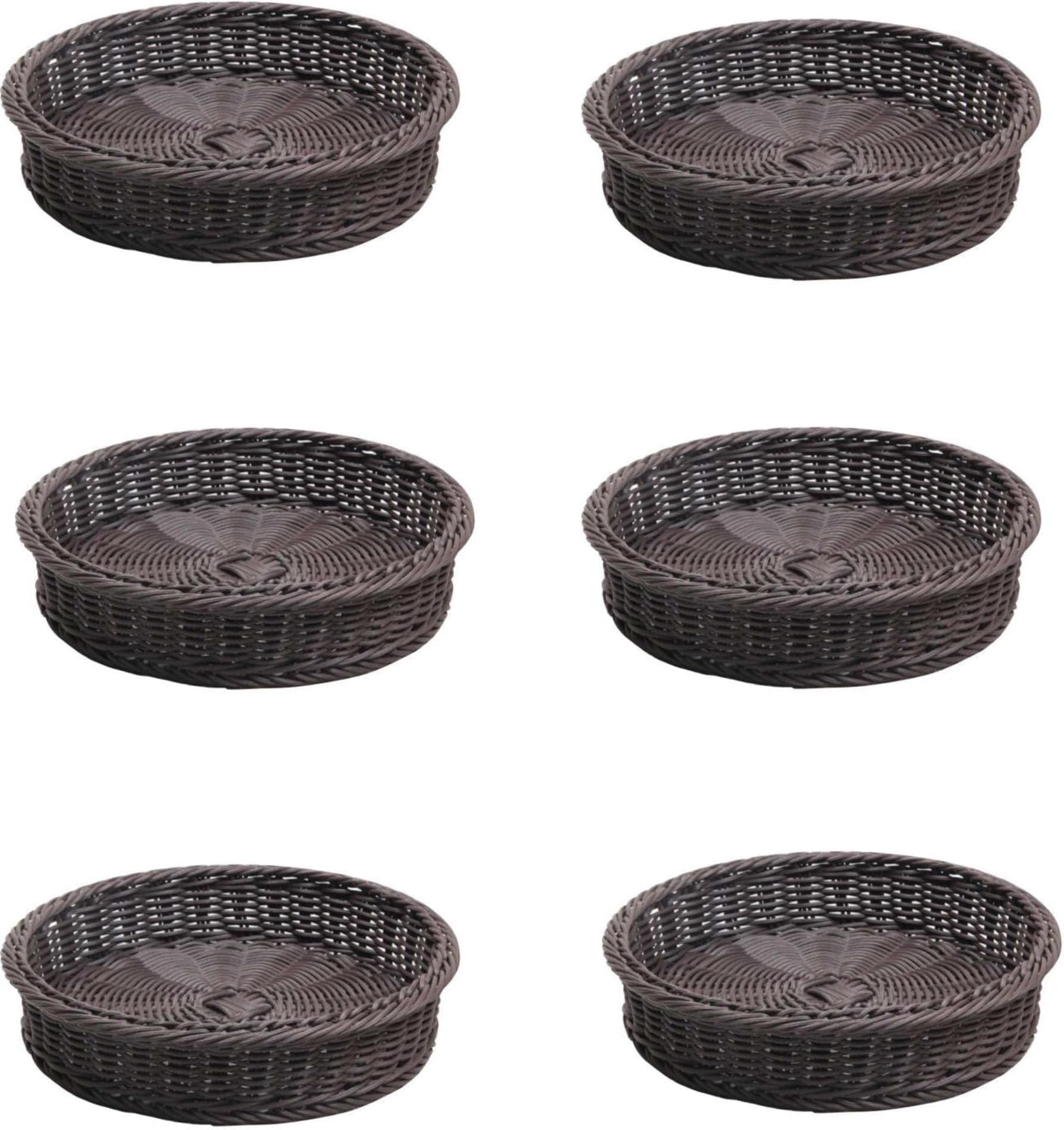 Round Rattan Basket for 3-Tier Display Stand