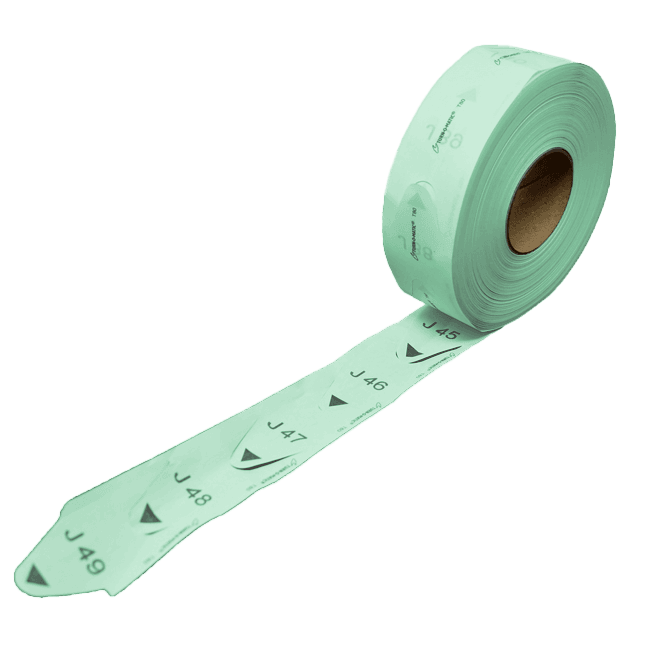 TM TICKETS T80 GREEN (30 ROLLS/CASE)