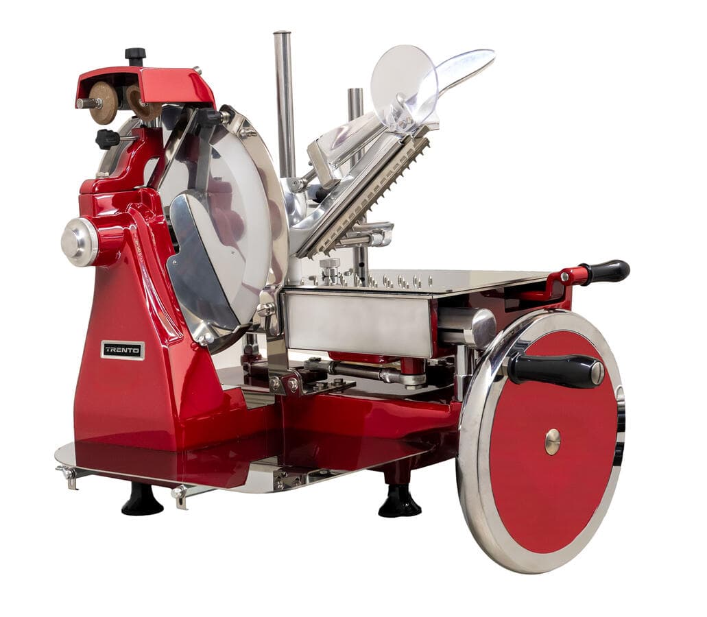 Trento 14″ Manual Blade Volano Meat Slicer with Standard Flywheel – 350M – 13639