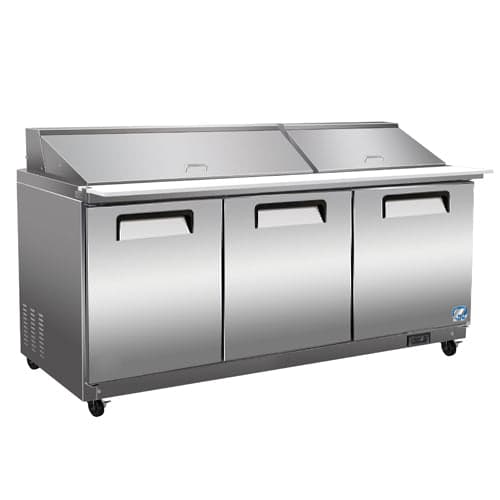 COLDZONE Sandwich Salad Prep 72″ 18 cu.ft 3 Door