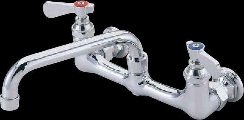 ATS FLO Wall-mounted Faucet 8" with 12" Spout, Heavy-duty