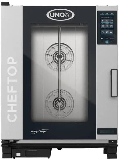 Unox XAVC-1011-GPRM ChefTop MIND.Maps Plus Natural Gas Countertop Combi Oven with 120V, 1 Ph – 10 Trays/GN 1/1