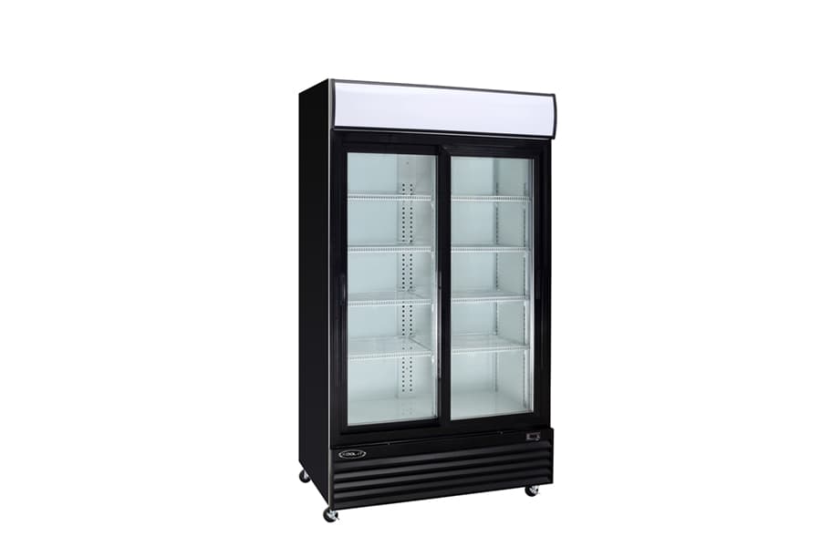 Kool-It KSM-36 44″ Glass Sliding 2-Door Cooler Merchandiser