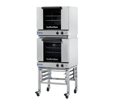 Turbofan – Half Size Sheet Pan Manual Electric Convection Ovens Double Stacked – E23M3/2