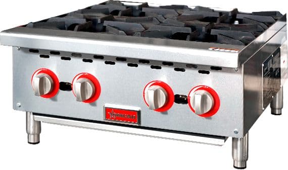 24″ Hot Plate with 4 Burners