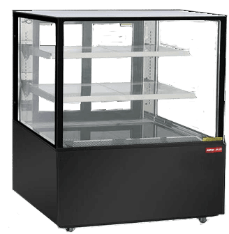 New Air NDC-71-SG 71″ Curved Refrigerated Display Case