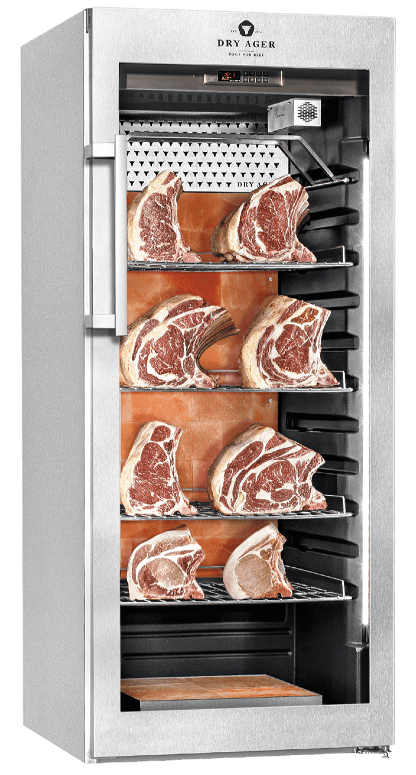 Dry Ager – 220 lb UX 1550 Pro S Stainless Steel Dry Aging Cabinet w/ UX-LED-Salt Wall System – UX1550PS
