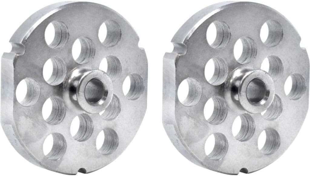 Stainless Steel #32 machine plate with hub 3mm (3/32″) -three notches/ round