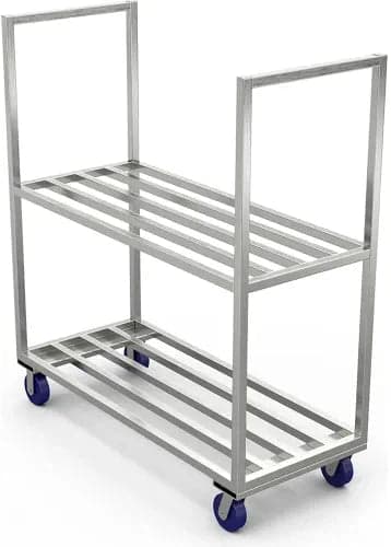 Winholt - 63" Aluminum Sani Mobile Cooler Truck Shelf - SMC-63