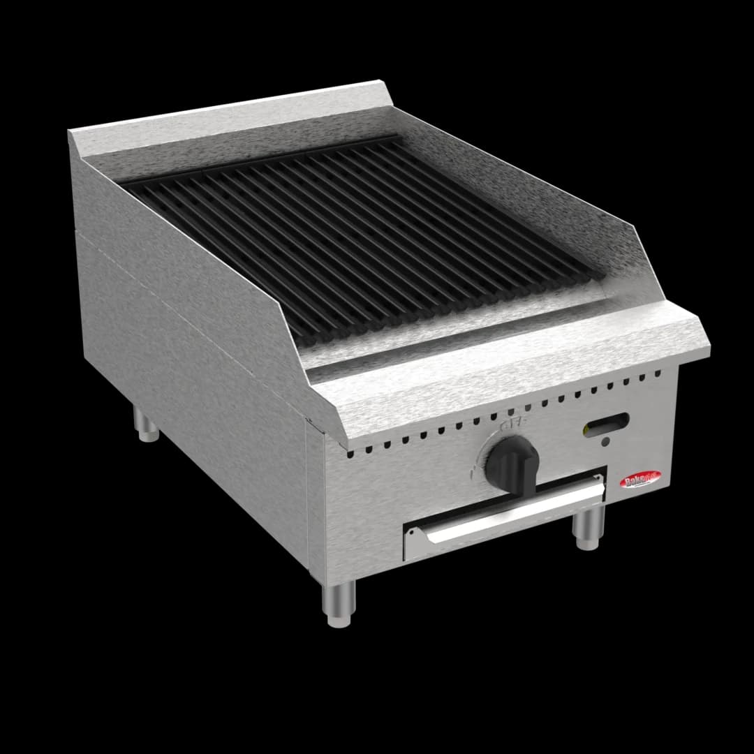 Bakemax BACGG18-2 18″ Propane Gas Radiant Charbroiler