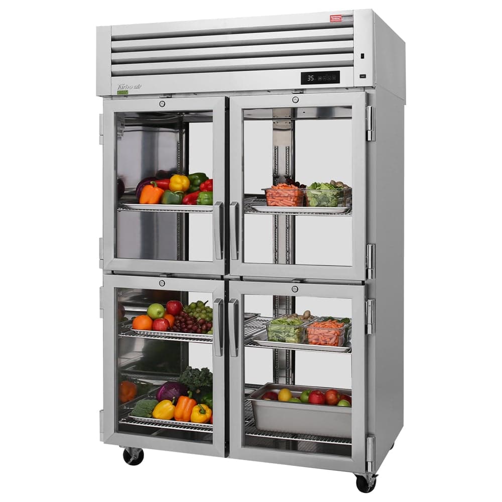 Turbo Air – PRO Series Pass Thru Refrigerator – PRO-50-4R-G-PT-N