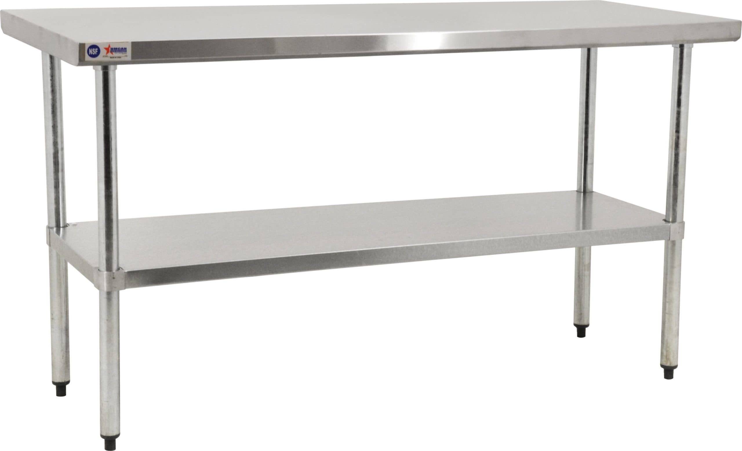 Elite Series 24″ x 36″ Stainless Steel Heavy-Duty Worktable