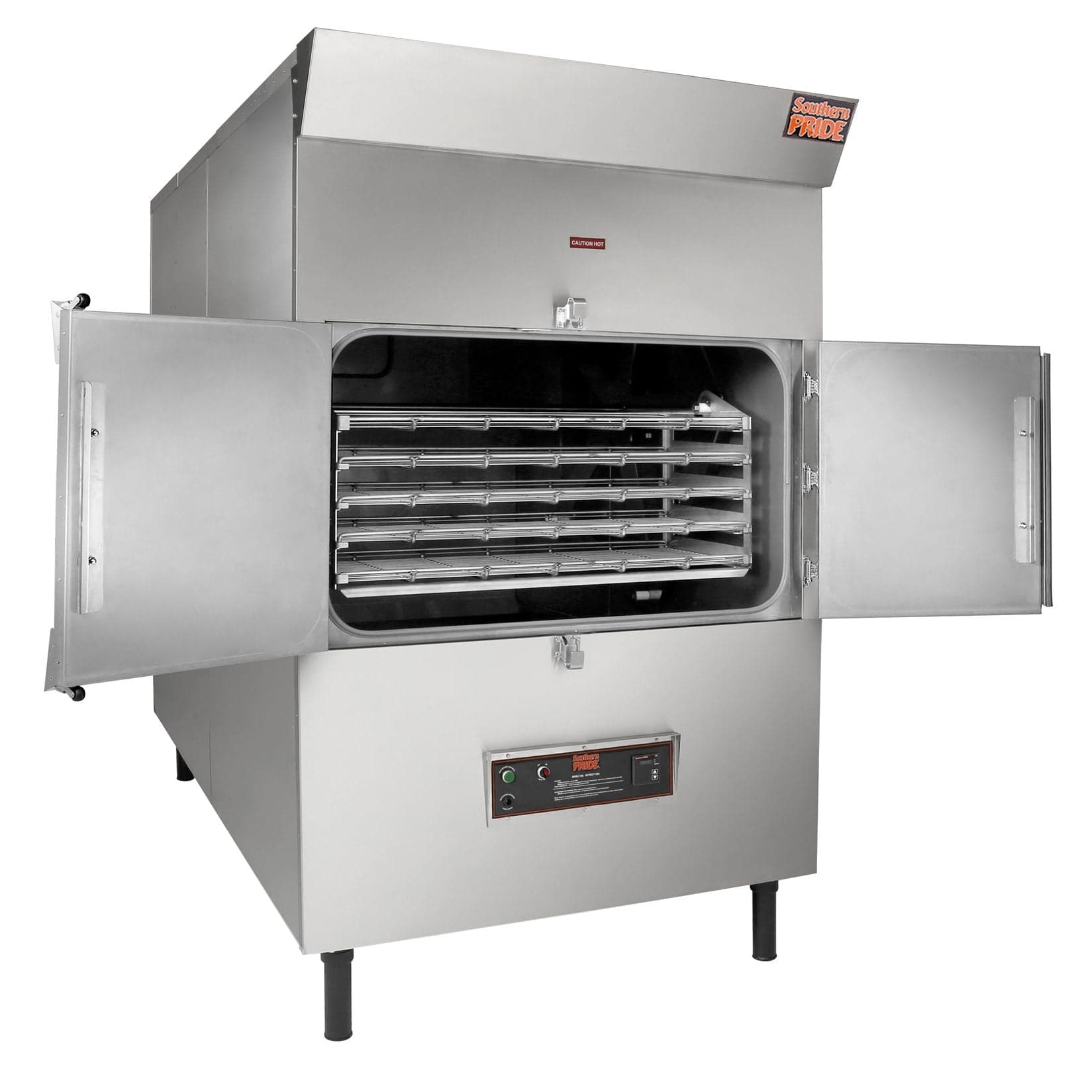 Southern Pride SPK-1400 Gas Fired Wood‐Burning Rotisserie Smoker – 120V