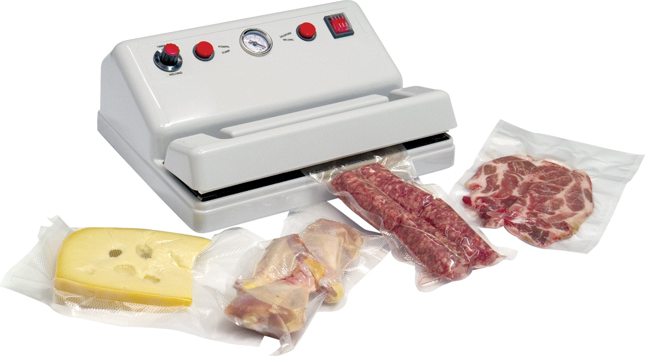 Light-Duty Commercial Vacuum Packaging Machine with Analog Control and 13″ Seal Bar