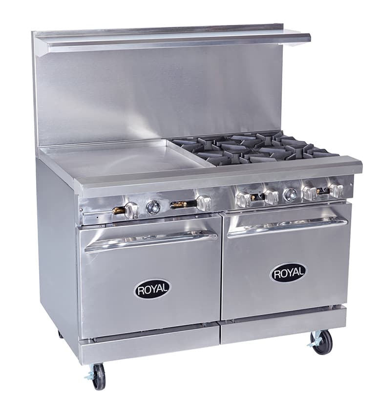 Royal RR-2G36 48″ Natural Gas Range With 36″ Griddle