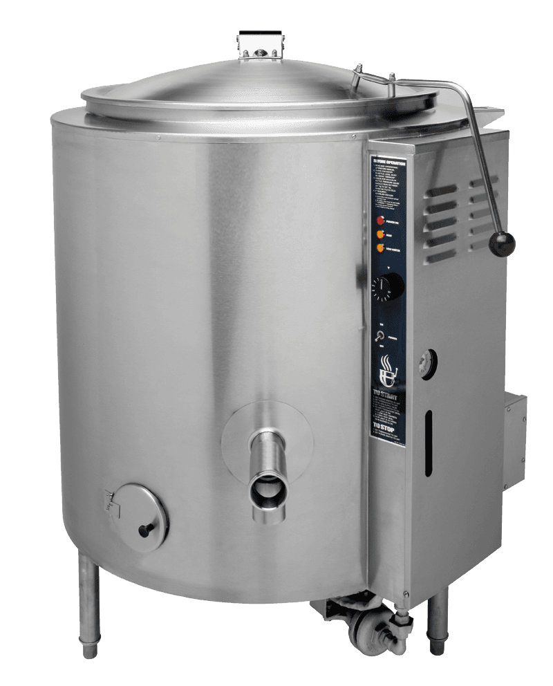 Groen – Steam-Jacketed Kettle, Stationary/NO Tilt, 2” Tangent Drawoff, Floor, Gas – AH/1E-20