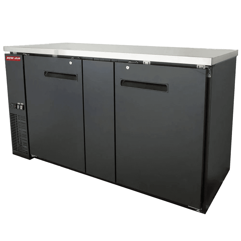 New Air NBB-69-SB 69" Solid Door Back Bar Cooler
