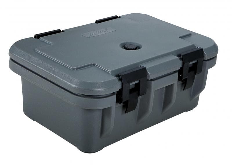 Omcan Gray Insulated Food Pan Carrier with Depth