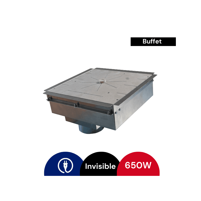 Adventys Induc-Stone Invisible Buffet Induction Warmer