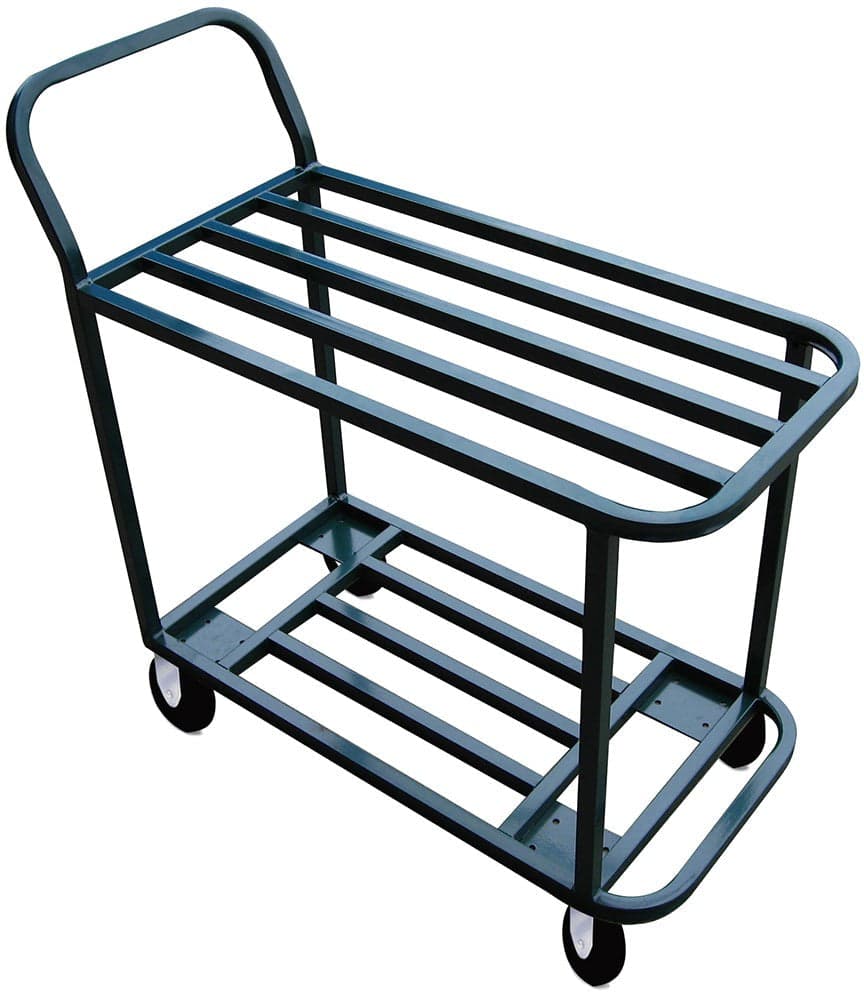 Winholt - 18" Stainless Steel Stocking and Marking Cart with 2 Shelves - 110
