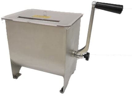 Stainless Steel Manual Non-Tilting Meat Mixer 17 lbs