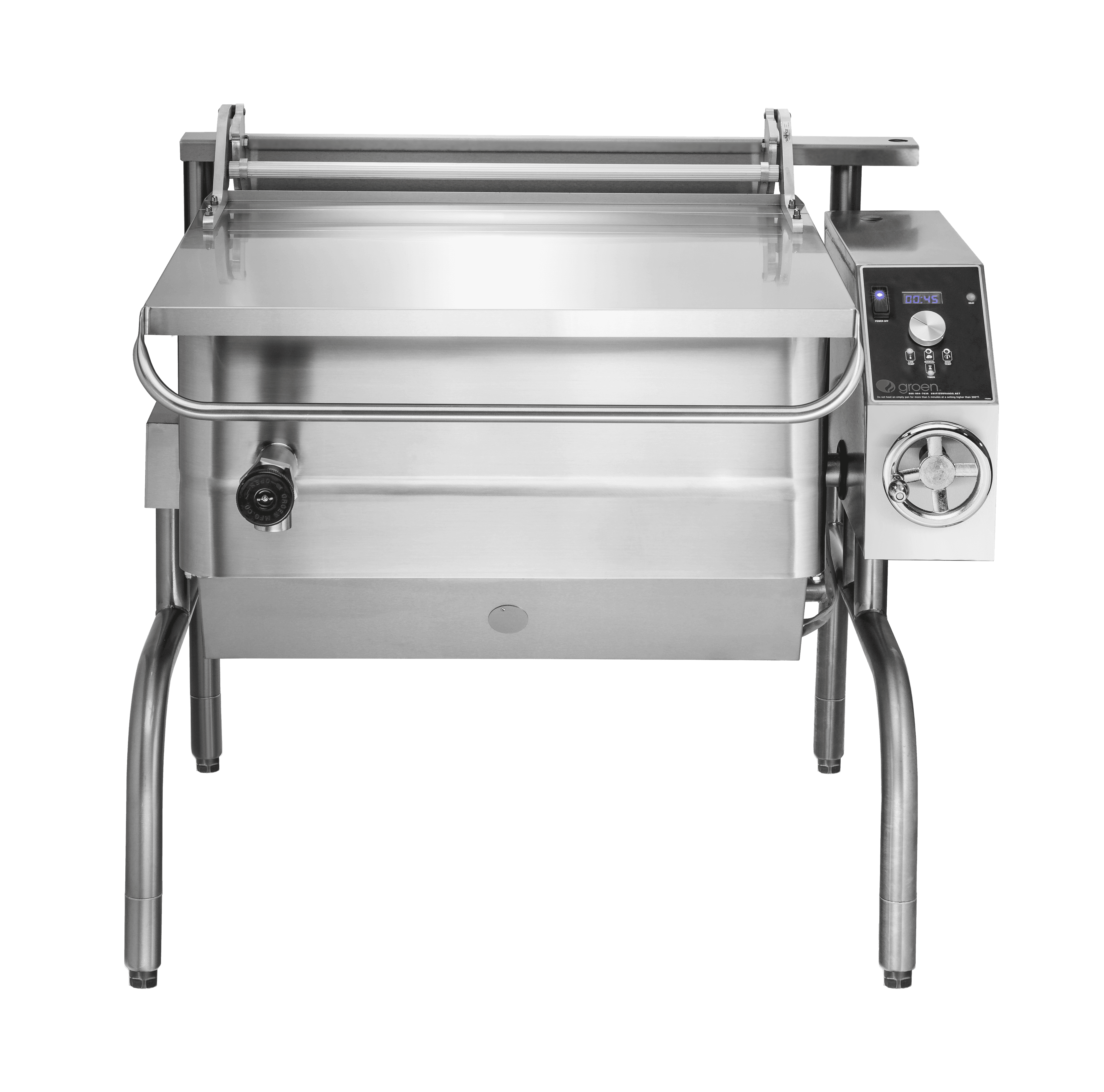 Groen – 40-gallon gas braising pan, Advanced Controls – BPM-40GA