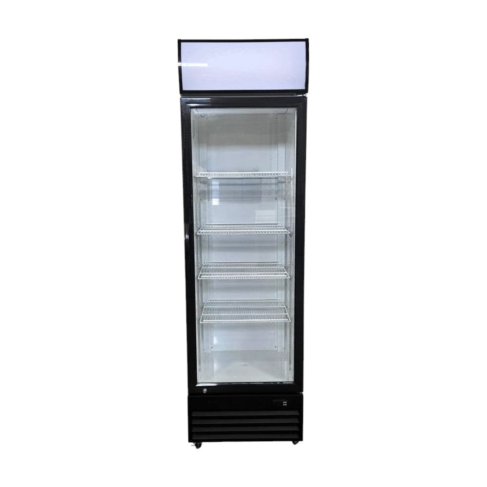 Coolasonic SS-P360WA Upright Merchandiser Cooler - 1 Glass Door - 23 inch