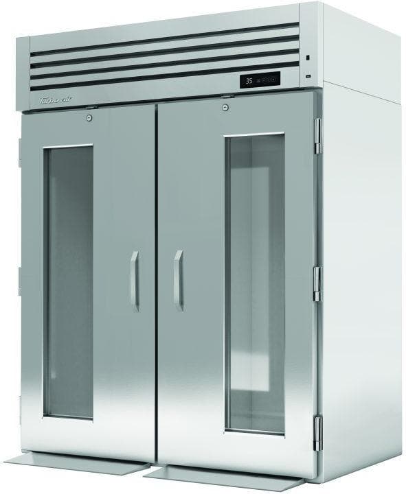 Turbo Air - PRO Series 66.6" Roll-in Two-Section Refrigerator with 2 Hinged Glass Door with Lock - PRO-50R-G-RI-N (ETA 5-6 Weeks)