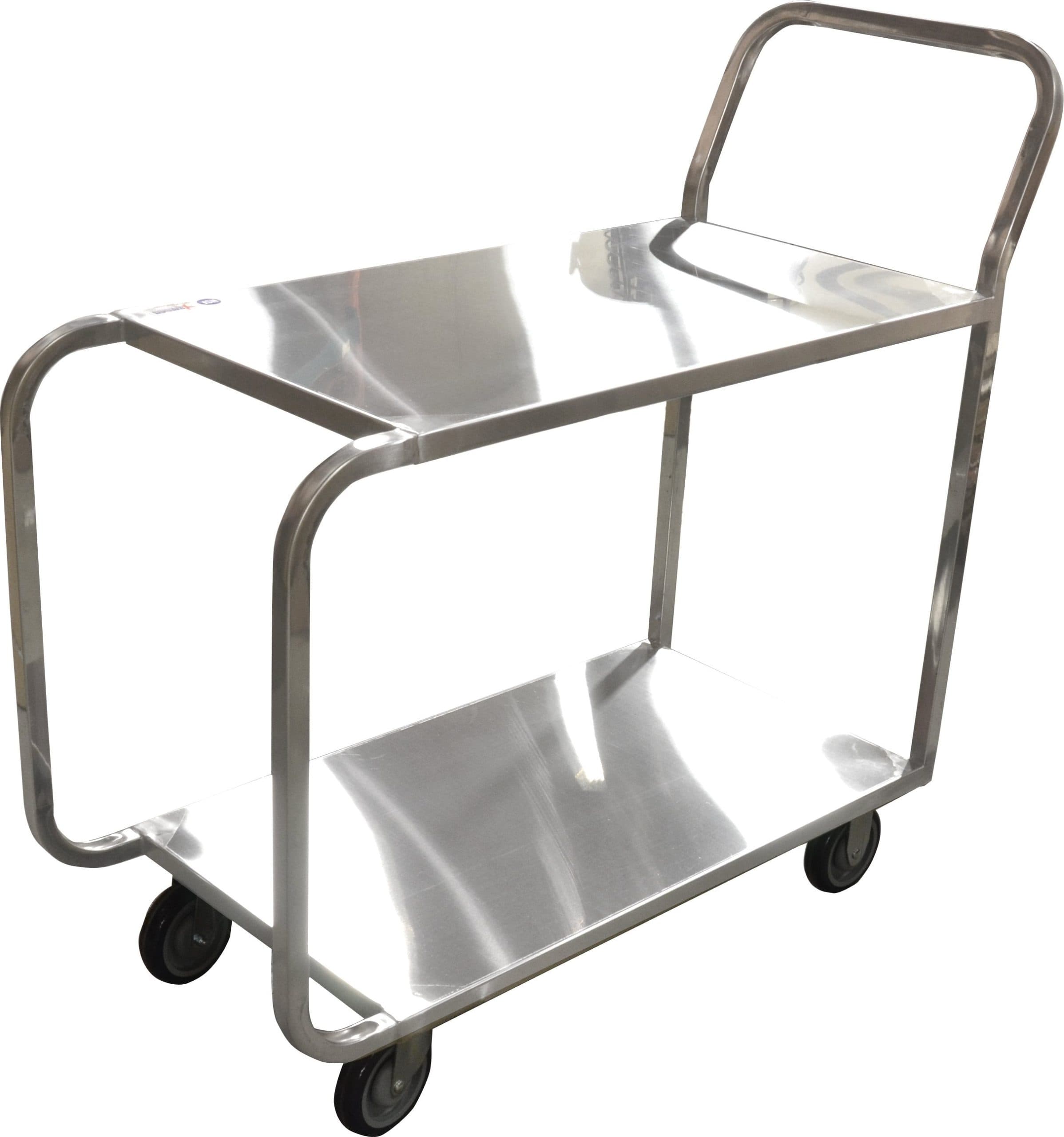Solid Top Welded Stainless Steel Stock Cart