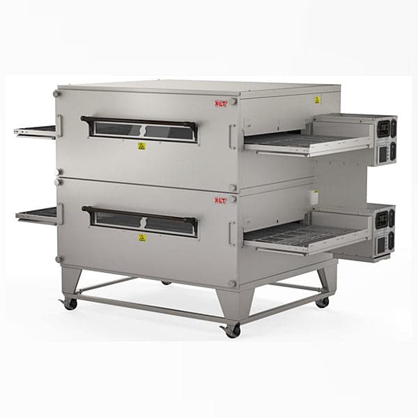 XLT 3270-2B Double Stack Natural Gas Conveyor Pizza Oven (32″ belt, 70″ chamber)