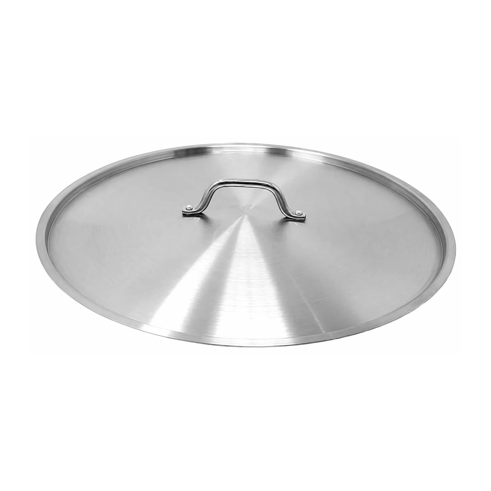 Omcan Stainless Steel Replacement Lid for 80 qt Stainless Steel Stock Pots with Lid and 30 qt Stainless Steel Brazier with Lid