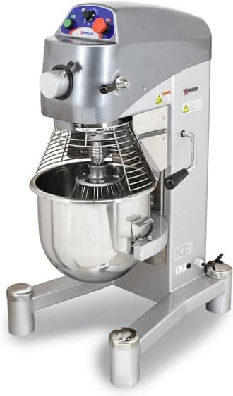 20 qt Heavy-Duty Planetary Mixer with Timer and Guard – 110V, 1500W