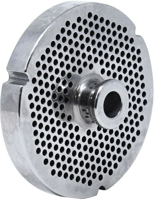 Stainless Steel #32 machine plate with hub 3.2mm (1/8″) – three notches/ round