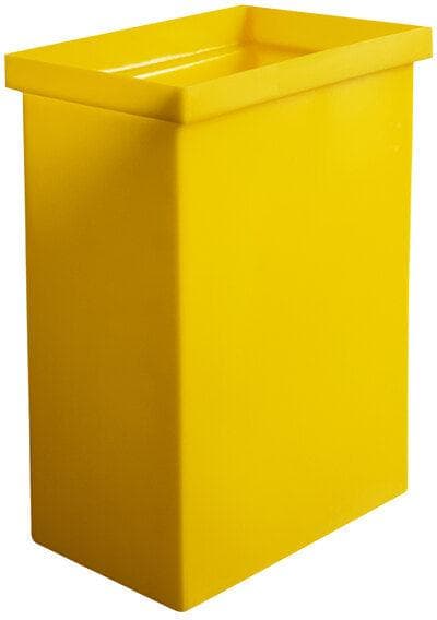 Winholt - 50 Lbs Flour / 75 Lbs Sugar Capacity Yellow Polyethylene Ingredient Bin - 148BIN-YW