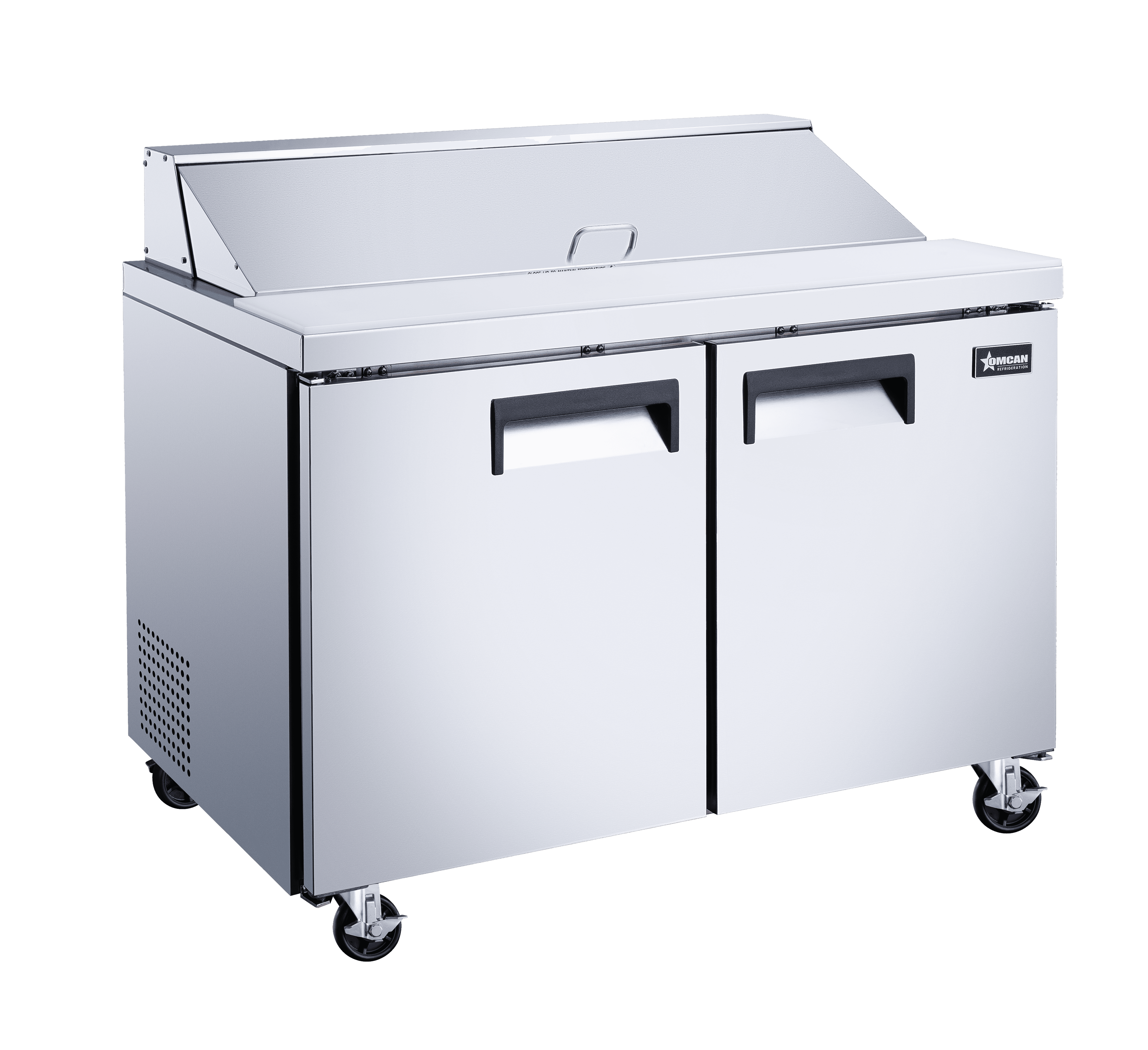 47″ Two (2) Door Refrigerated Prep Table, 9.5 cu.ft. (270 L), Stainless Steel