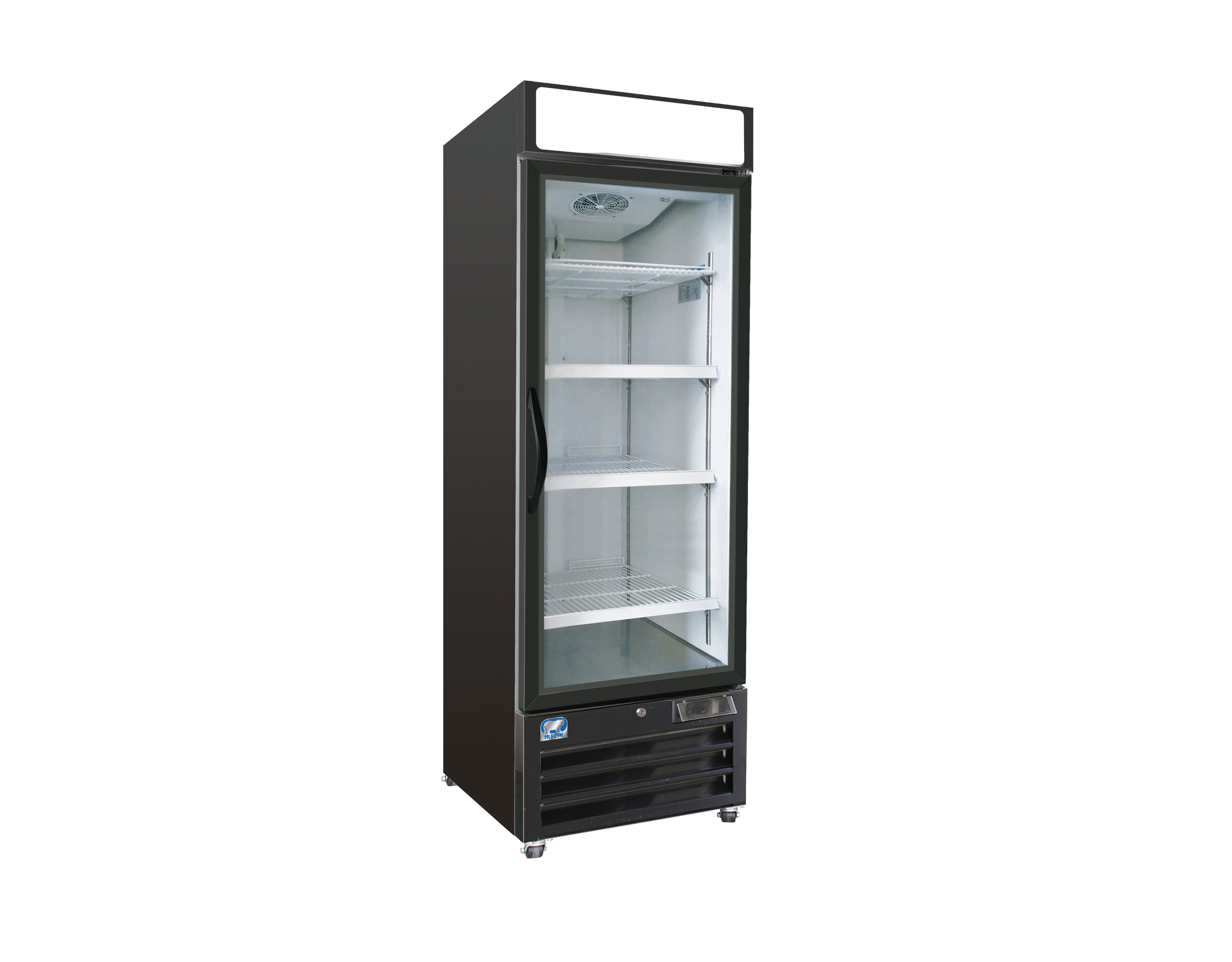 COLDZONE – SWING 1 DOOR GLASS REFRIGERATOR 26R-G1 EA