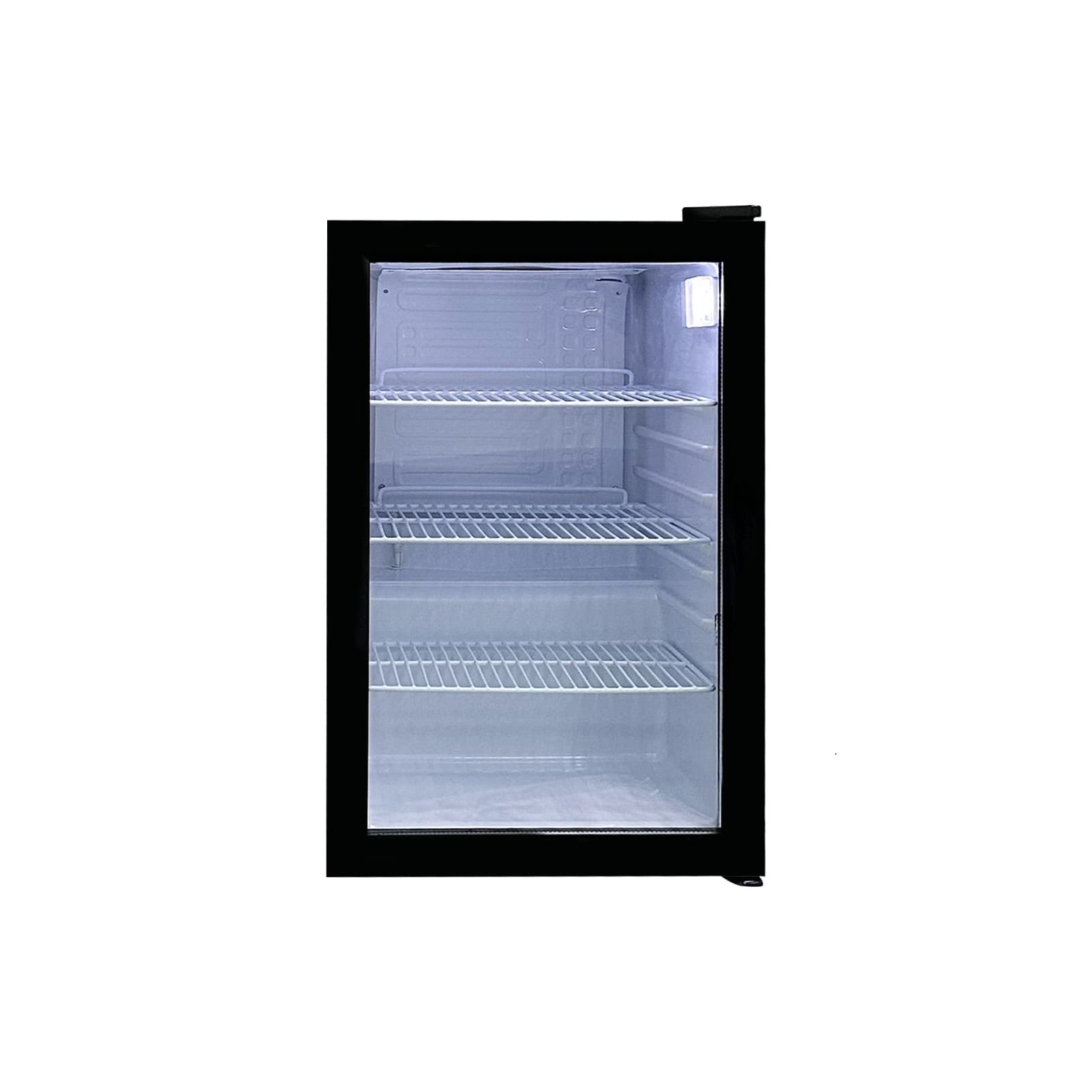 19″ One (1) Glass Door Countertop Display Refrigerator, 2.5 cu.ft. (68 L), Black
