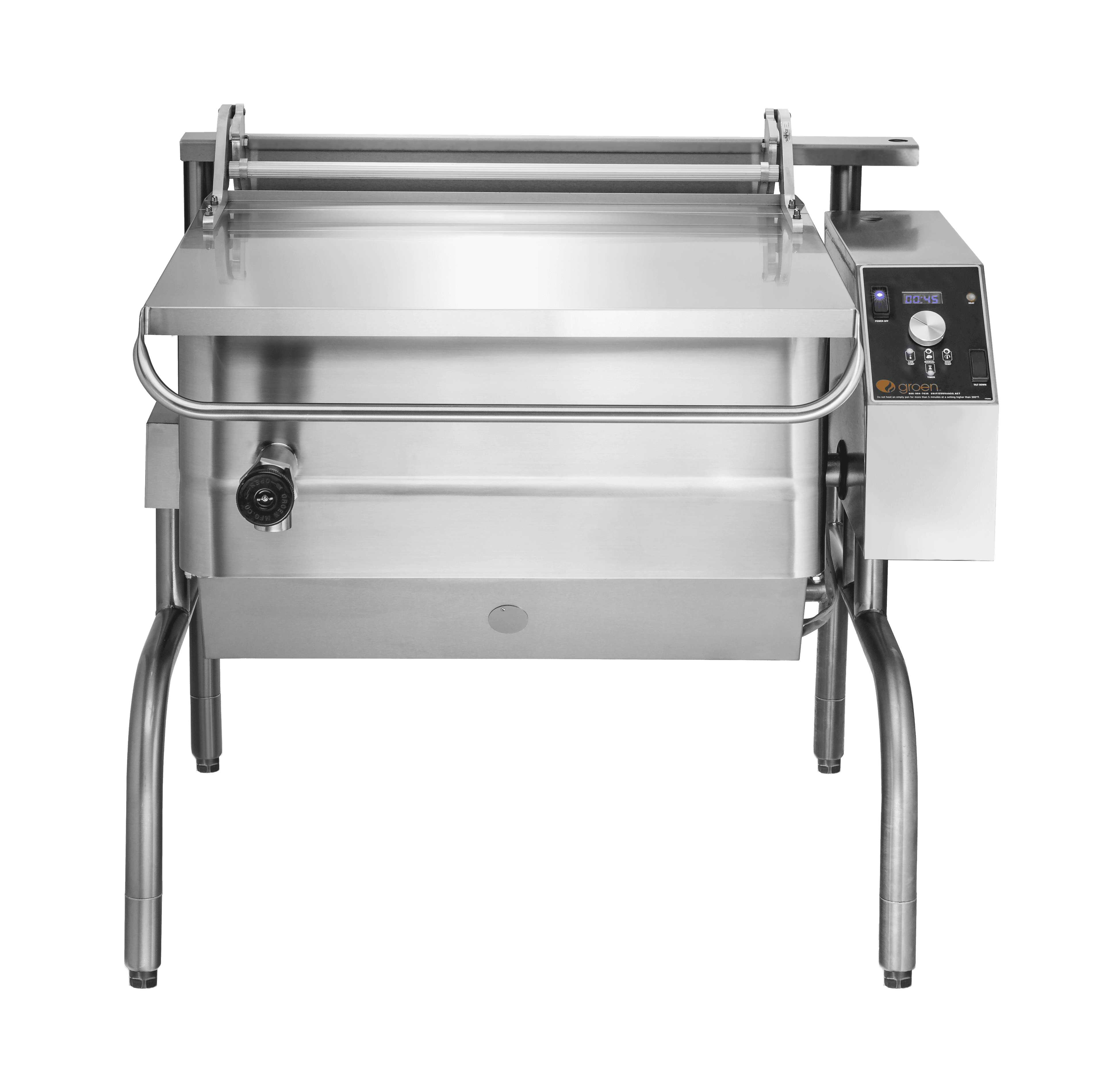 Groen – 40-gallon gas braising pan, Advanced Controls – BPP-40GA