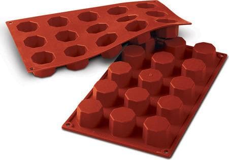 Silikomart – Silicone 15 Compartment Octagons Baking Mold – SF037