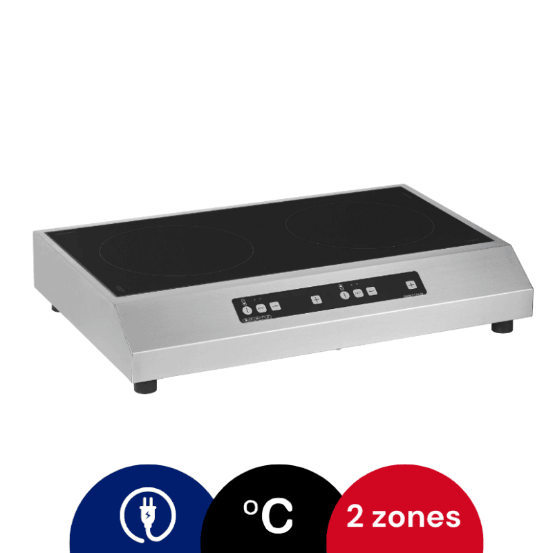 Adventys GLN2 S 3000 2-Zone Induction Cooktop