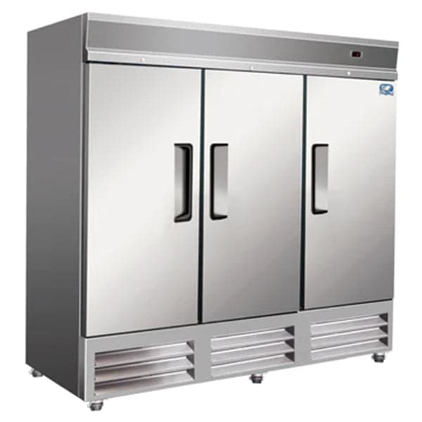 COLDZONE – 3 DOOR REACH IN REFRIGERATOR 82″