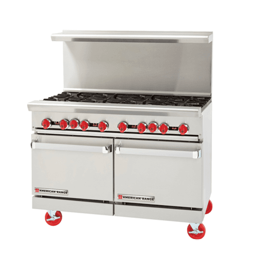 American Range AR-8-NG 48″ Natural Gas Range With 8 Open Burner