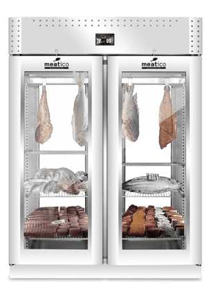 Meatico – — Double-Door Commercial Fish Dry Aging Cabinet with iFish Soft-Air System – FISH 1500