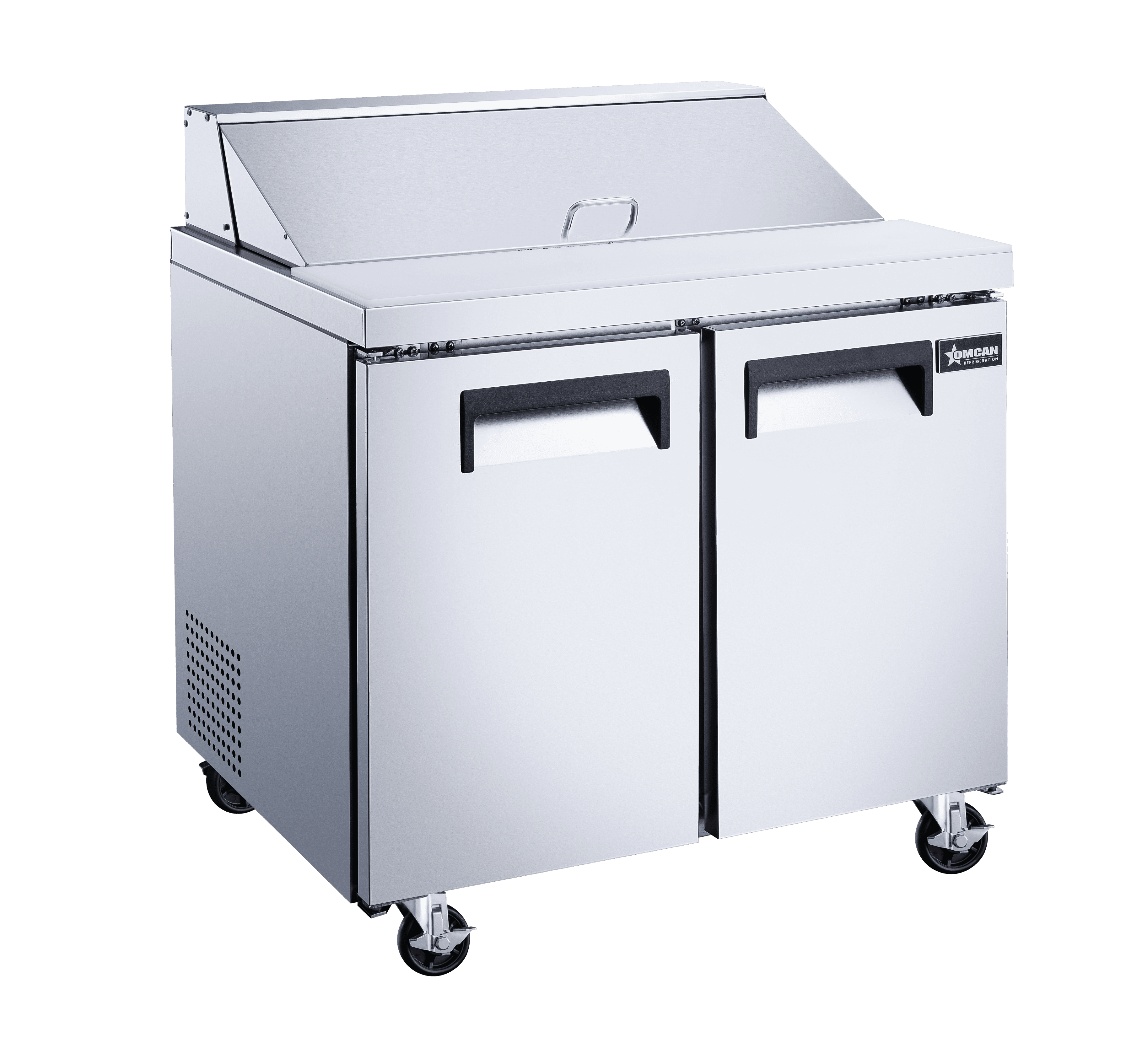 36″ Two (2) Door Refrigerated Prep Table, 9 cu.ft. (255 L), Stainless Steel
