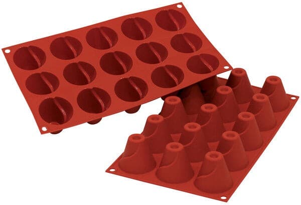 Silikomart – 1.9" x 1.6" Silicone 15 Medium Cone Baking Mold – SF094