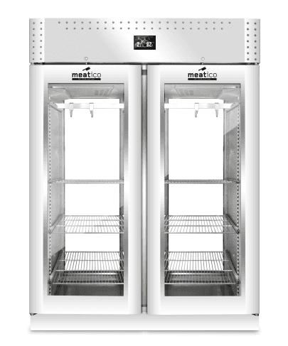 Meatico – Meat Cabinet Pano Double Door Polish SS – AC961F