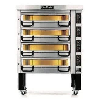 PizzaMaster – Two Stone Hearth, Four Deck, Modular Electric Deck Pizza Oven – 700 Series – PM 724ED