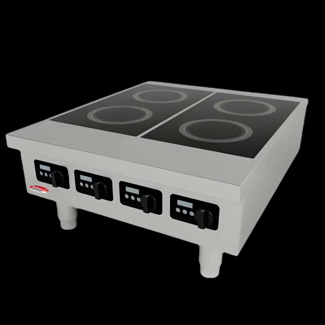 BakeMax BMPLS7IND020 Countertop 4 Burner Electric Induction Cooker