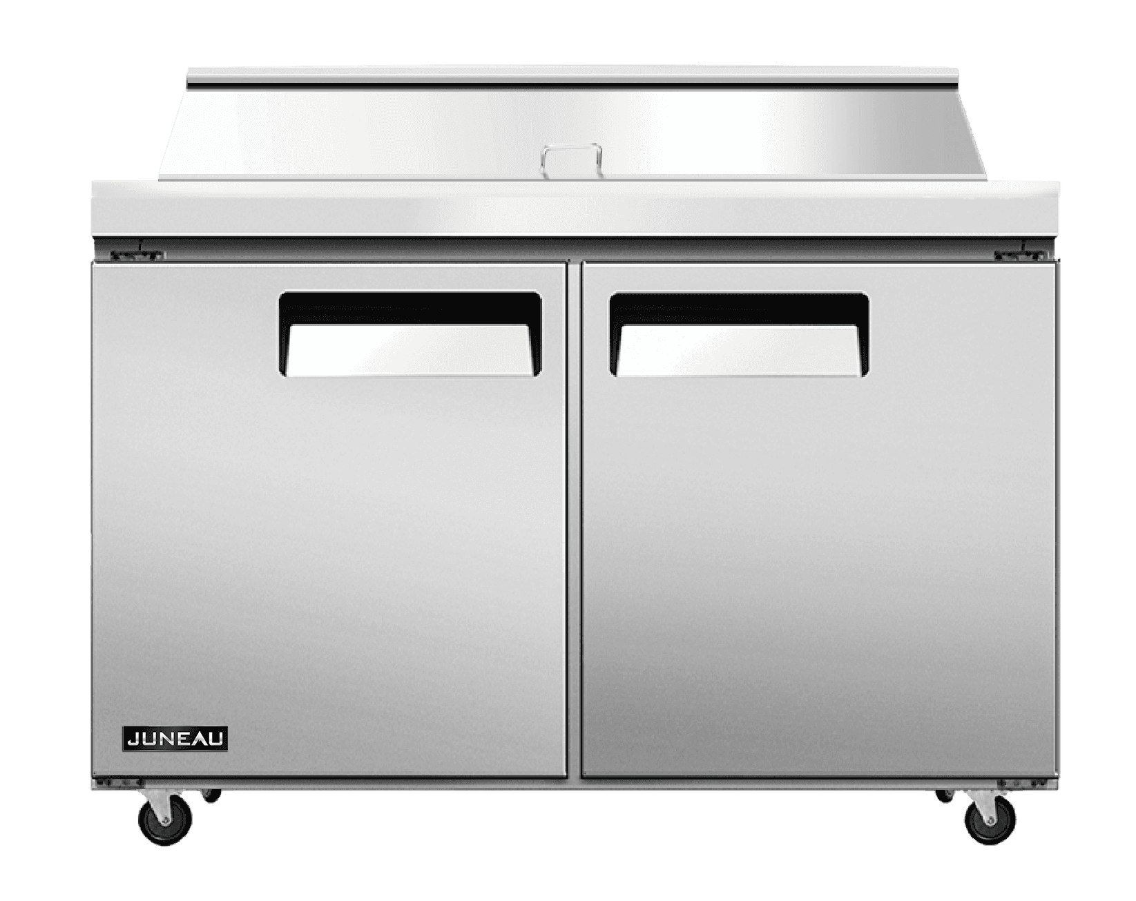 Juneau 60″ Two (2) Door Refrigerated Prep Table, 8.9 cu.ft (249 L), Stainless Steel